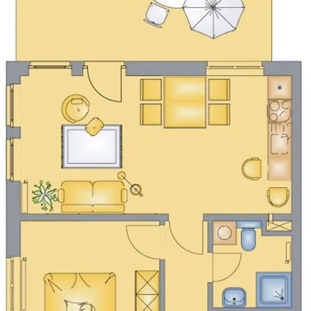 Brise Seeresidenz Haus Atlantic App 01 *